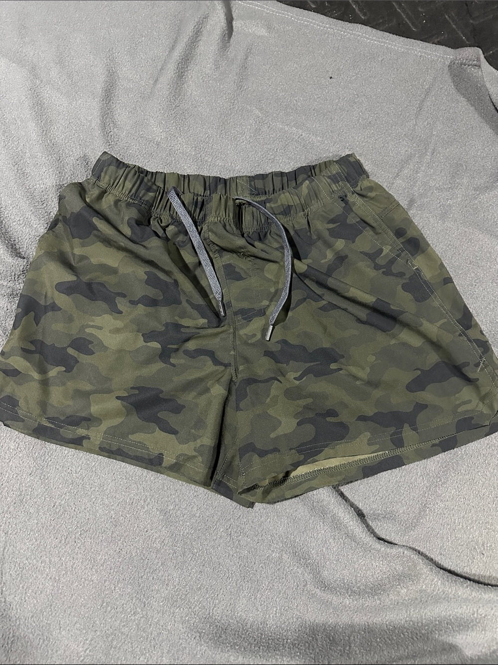Hylete Olive and black camo Athletic Shorts